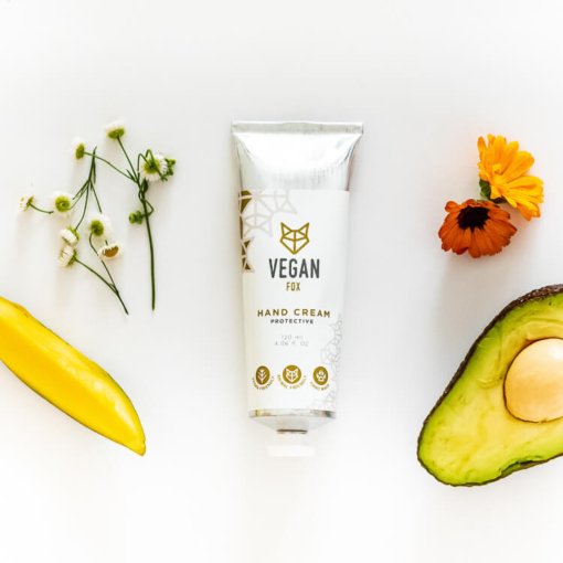 Vegan Fox apsauginis rankų kremas su mangų sviestu6