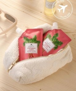 Kelioninė rabarbarų plaukų kaukė su ricinos aliejumi