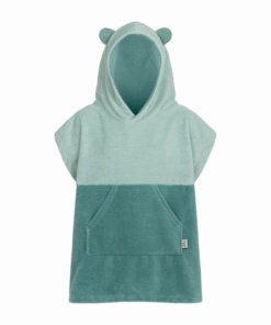 „Surfbear“ vaikiškas maudymosi pončas žalios spalvos