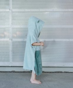 „Surfbear“ vaikiškas maudymosi pončas žalios spalvos