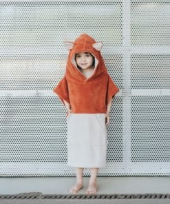 „Surffoxy“ vaikiškas maudymosi pončas oranžinės spalvos
